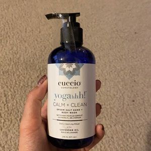 Cuccio somatology calm+ clean epsom salt hand + body wash